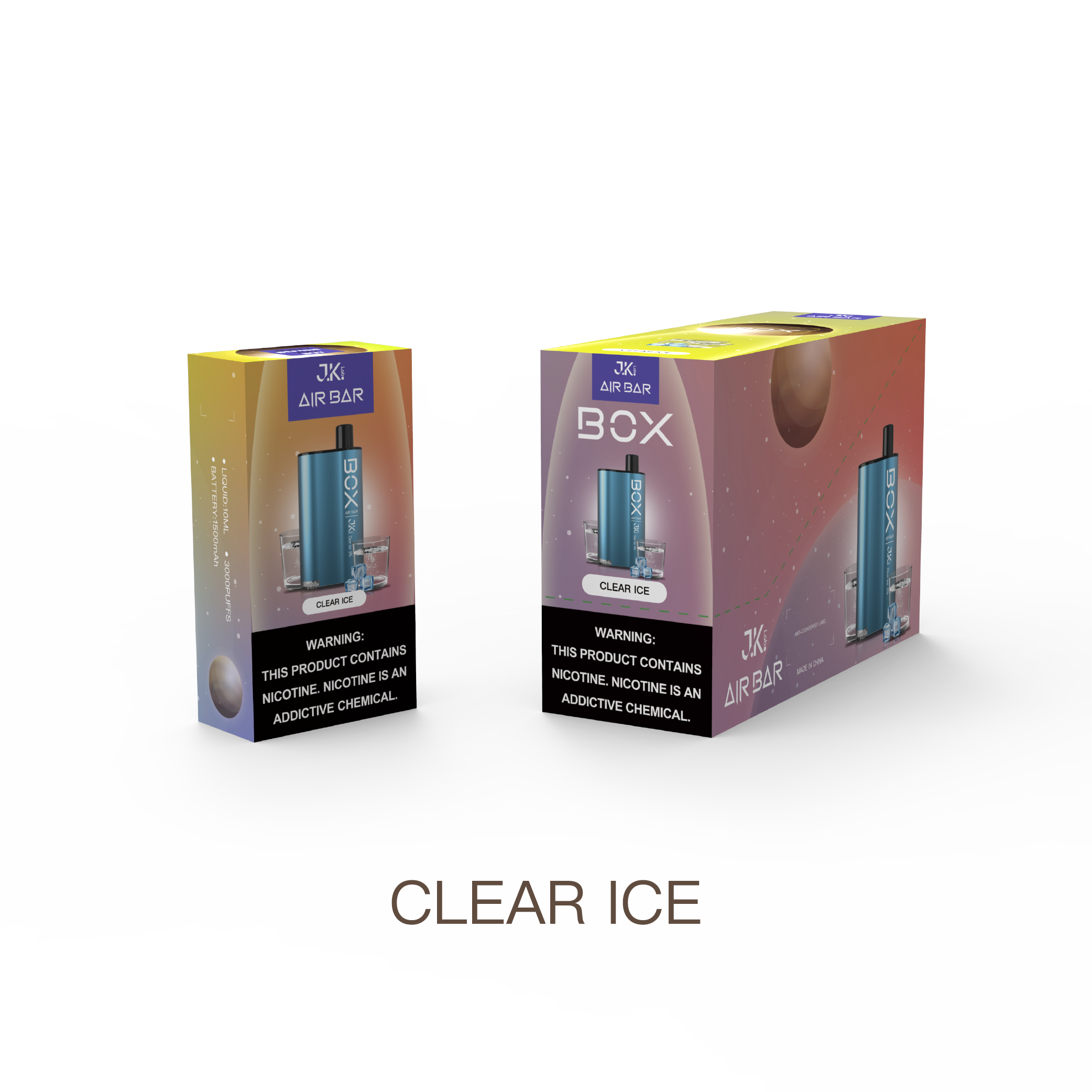 Air Bar Box 3000 Puff Disposable Vape (Clear Ice)