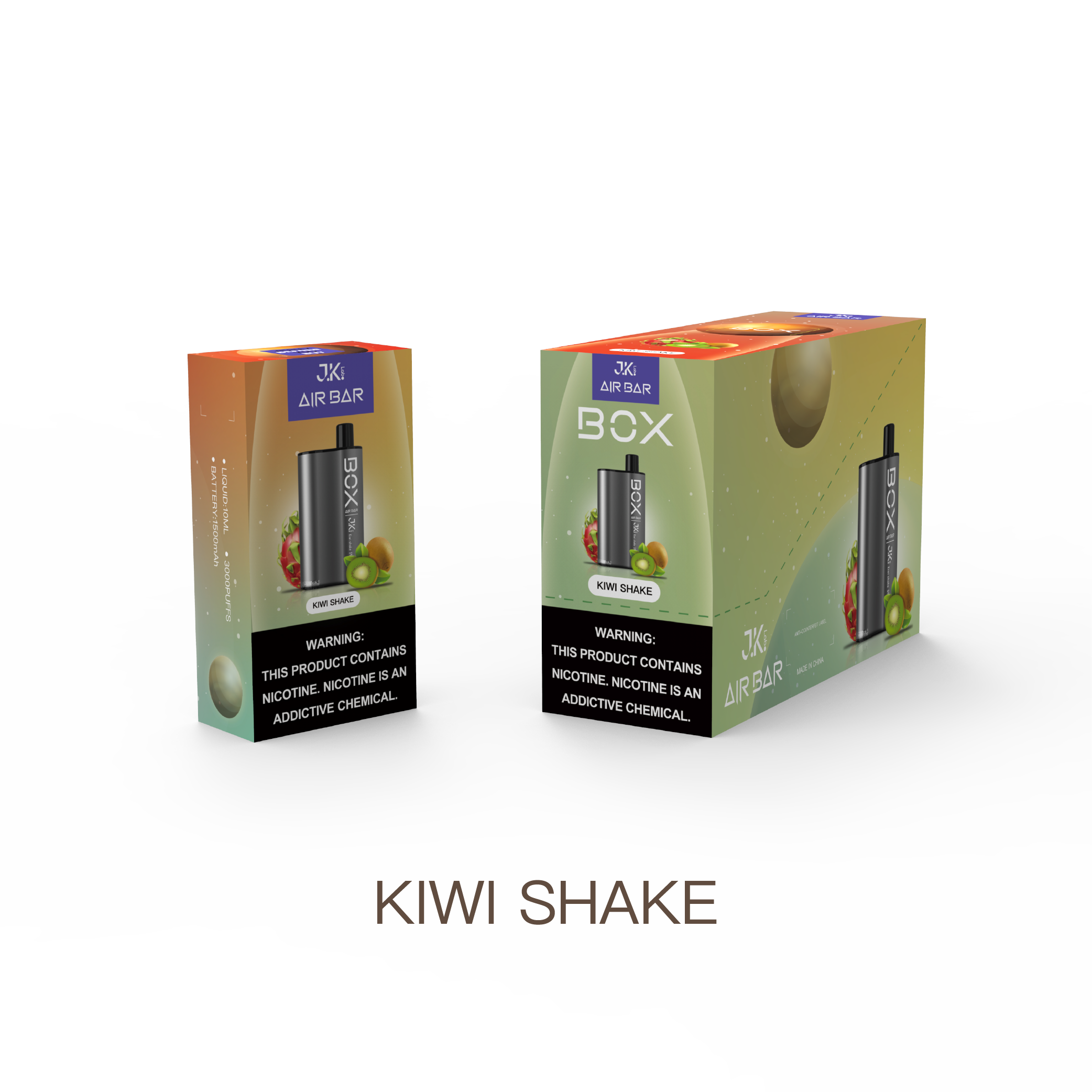 Air Bar Box 3000 Puff Disposable Vape (Kiwi Shake)