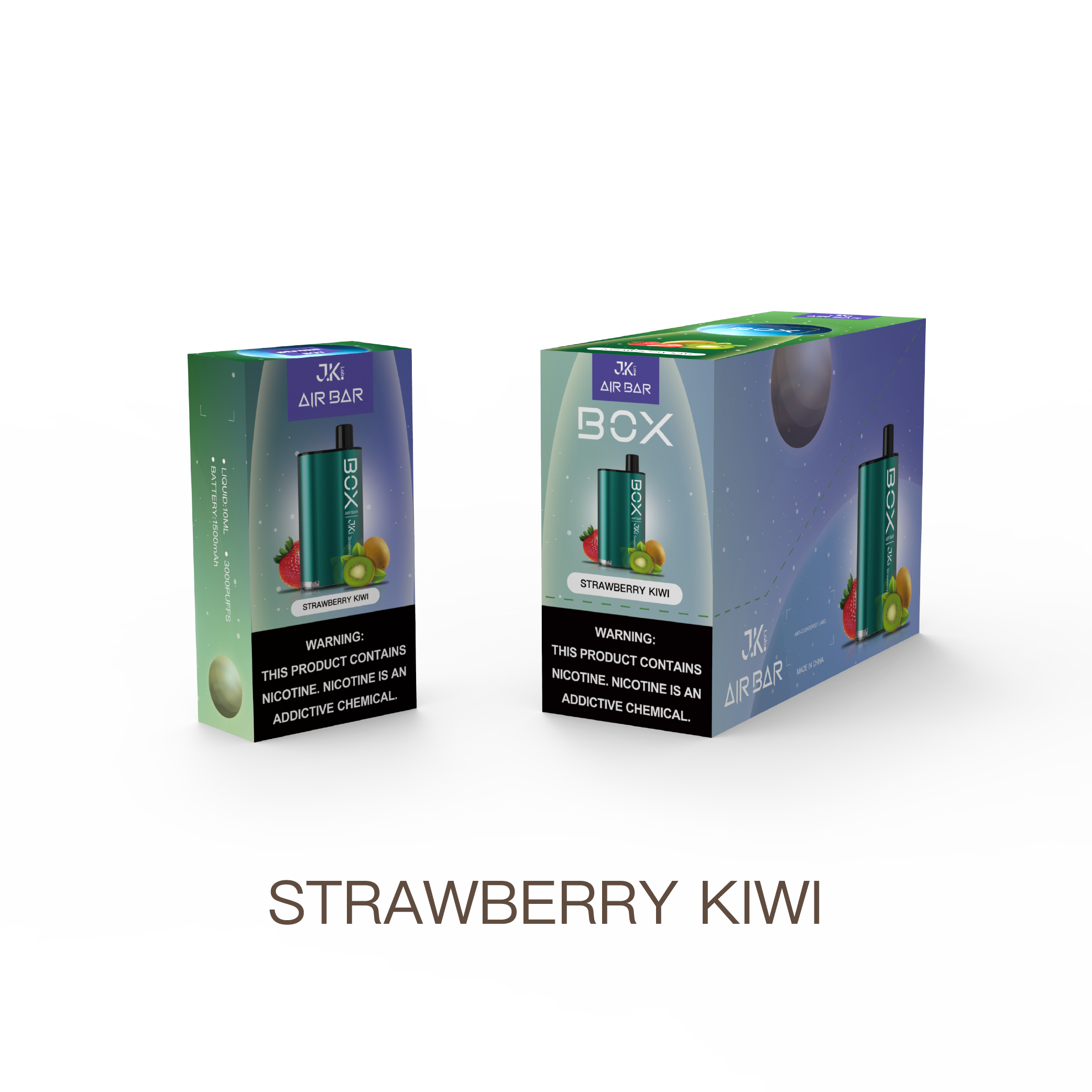 Air Bar Box 3000 Puff Disposable Vape (Strawberry Kiwi)