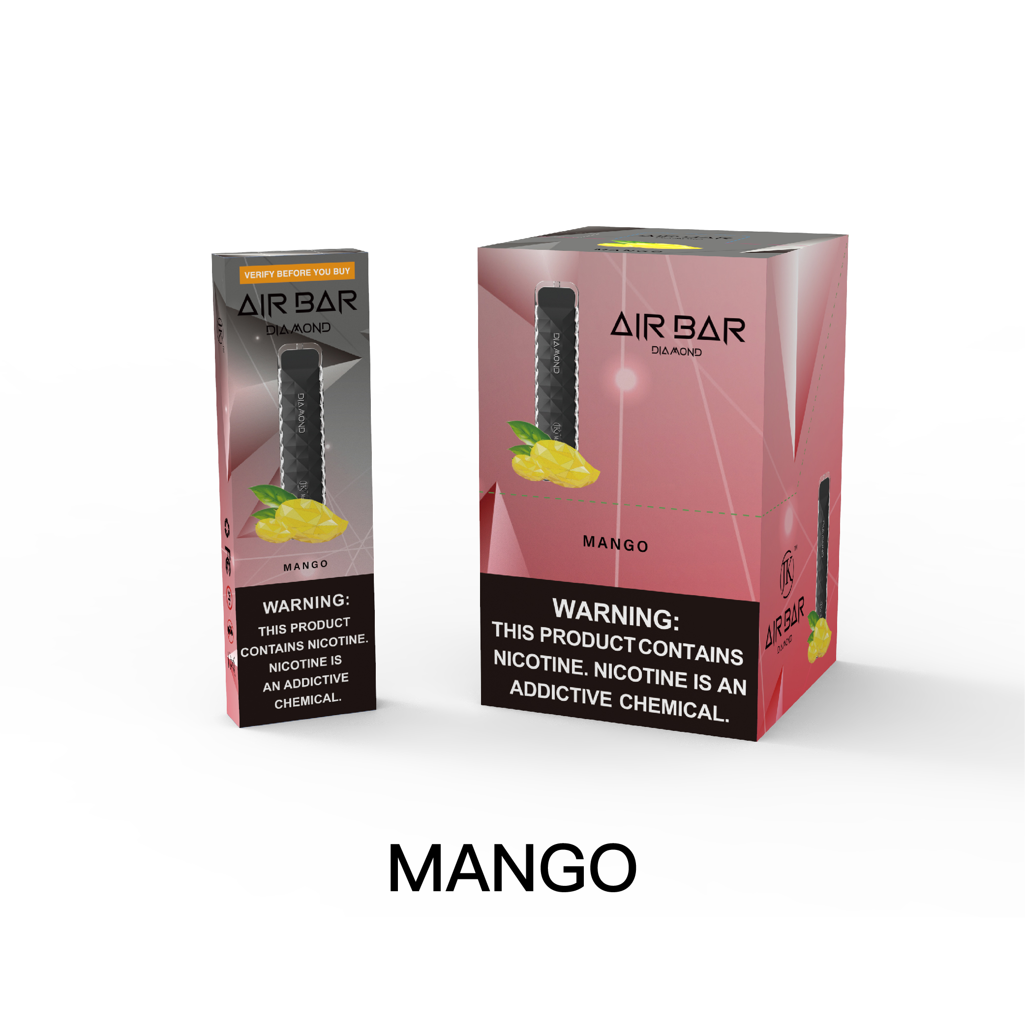 Air Bar Diamond 500 Puff Disposable Vape (Mango)