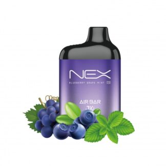Air Bar NEX 6500 Puff Disposable Vape (Blueberry Grape Mint)