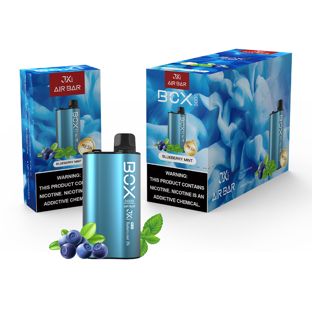 Air Bar Box 5000 Puff Disposable Vape (Blueberry Mint)