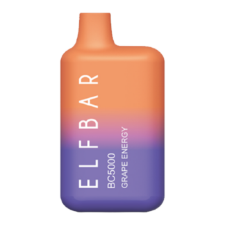 Elf Bar 5000 Puff Disposable Vape (Grape Energy)