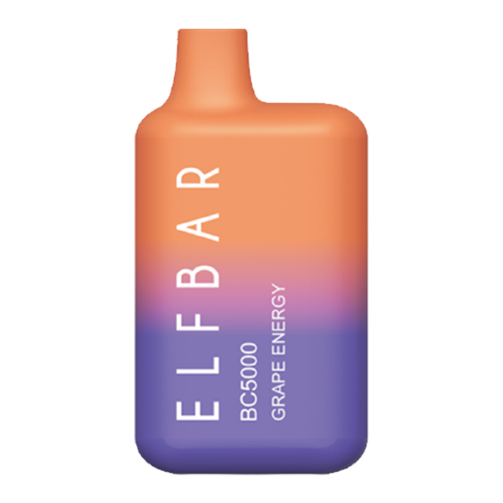 Elf Bar 5000 Puff Disposable Vape (Grape Energy)