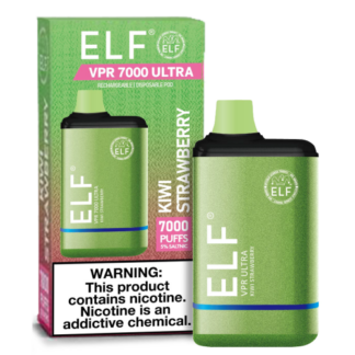 Elf VPR Ultra 7000 Puff Disposable Vape (Kiwi Strawberry)