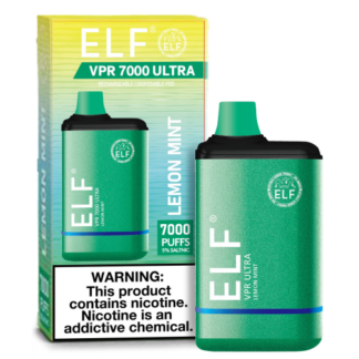 Elf VPR Ultra 7000 Puff Disposable Vape (Lemon Mint)