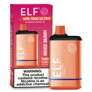 Elf VPR Ultra 7000 Puff Disposable Vape (Mixed Berry)
