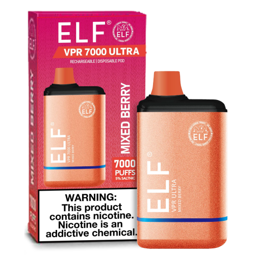 Elf VPR Ultra 7000 Puff Disposable Vape (Mixed Berry)