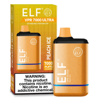 Elf VPR Ultra 7000 Puff Disposable Vape (Peach Ice)