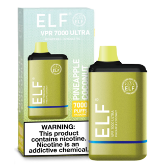 Elf VPR Ultra 7000 Puff Disposable Vape (Pineapple Coconut)
