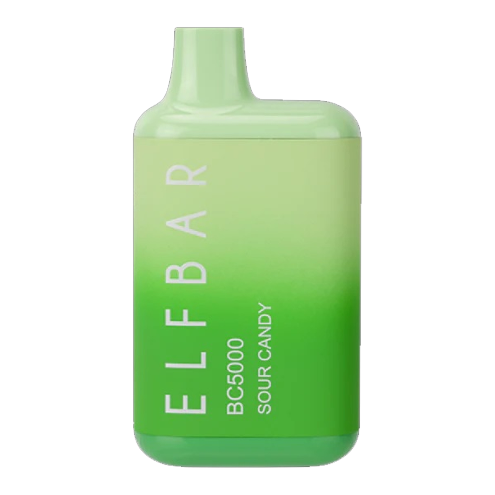 Elf Bar 5000 Puff Disposable Vape (Sour Candy)