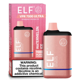 Elf VPR Ultra 7000 Puff Disposable Vape (Watermelon Ice)