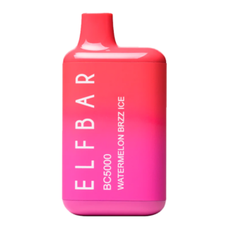 Elf Bar 5000 Puff Disposable Vape (Watermelon Brzz Ice)