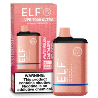 Elf VPR Ultra 7000 Puff Disposable Vape (Watermelon Cantalope Honeydew)