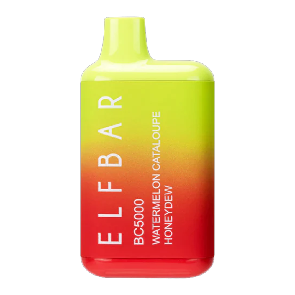 Elf Bar 5000 Puff Disposable Vape (Watermelon Cantaloupe Honeydew )