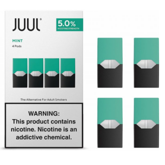 Juul Pods -1 Pack of 4 Pods (USA) Cool Mint 5%