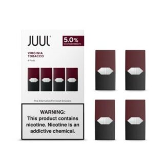 Juul Pods -1 Pack of 4 Pods (USA) Virginia Tobacco 5%