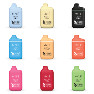 Myle Meta Box 12mL 5000 Puffs (White Grape Ice)