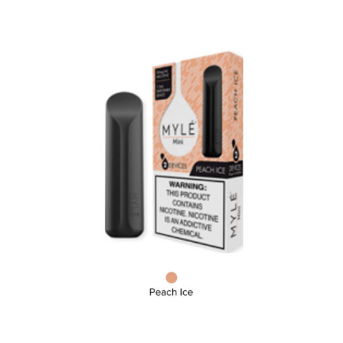MYLE Mini 2 Pack Disposable Vape (Peach Ice)