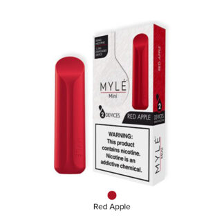 MYLE Mini 2 Pack Disposable Vape (Red Apple)
