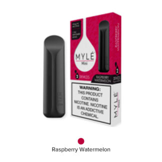MYLE Mini 2 Pack Disposable Vape (Raspberry Watermelon)