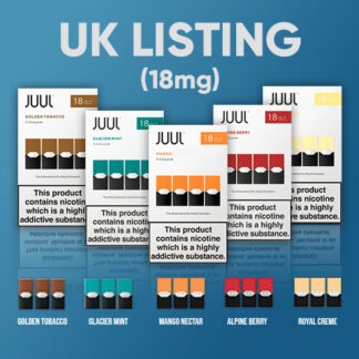 Juul Pods -1 Pack of 4 Pods (UK) Golden Tobacco