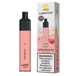 Lava Plus 2600 Puffs Disposable Vape Device (Apple Peach Ice 3%)