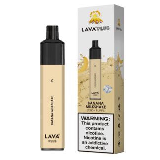 Lava Plus 2600 Puffs Disposable Vape Device (Banana Milkshake 5%)