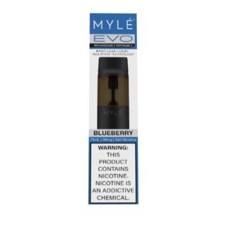 MYLE Evo Rechargeable Disposable Vape (Blueberry)