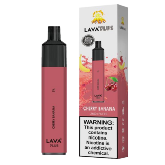 Lava Plus 2600 Puffs Disposable Vape Device (Cherry Banana 5%)