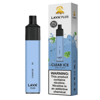 Lava Plus 2600 Puffs Disposable Vape Device (Clear Ice 5%)
