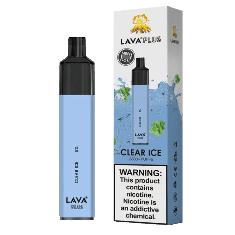 Lava Plus 2600 Puffs Disposable Vape Device (Clear Ice 5%)