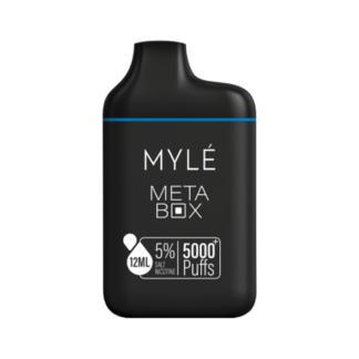 Myle Meta Box 12mL 5000 Puffs (Iced Blue Razz)