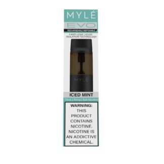 MYLE Evo Rechargeable Disposable Vape (Iced Mint)