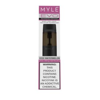 MYLE Evo Rechargeable Disposable Vape (Iced Watermelon)