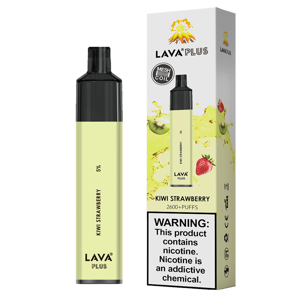 Lava Plus 2600 Puffs Disposable Vape Device (Kiwi Strawberry 5%)