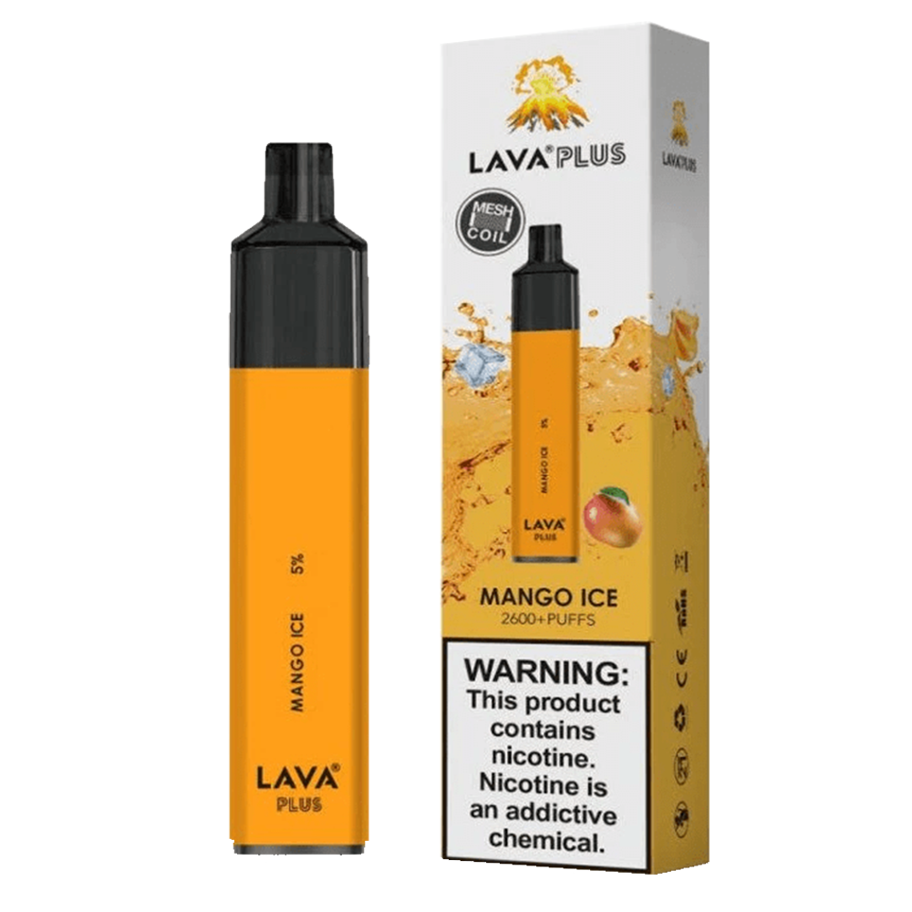 Lava Plus 2600 Puffs Disposable Vape Device (Mango Ice 5%)