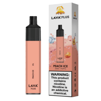 Lava Plus 2600 Puffs Disposable Vape Device (Peach Ice 5%)