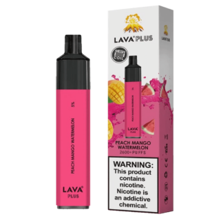 Lava Plus 2600 Puffs Disposable Vape Device (Peach Mango Watermelon 5%)