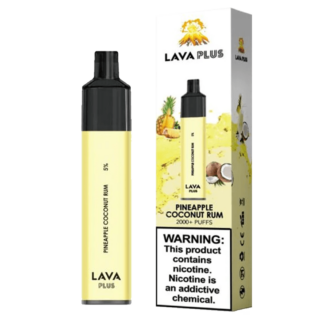 Lava Plus 2600 Puffs Disposable Vape Device (Pineapple Coconut Rum 5%)
