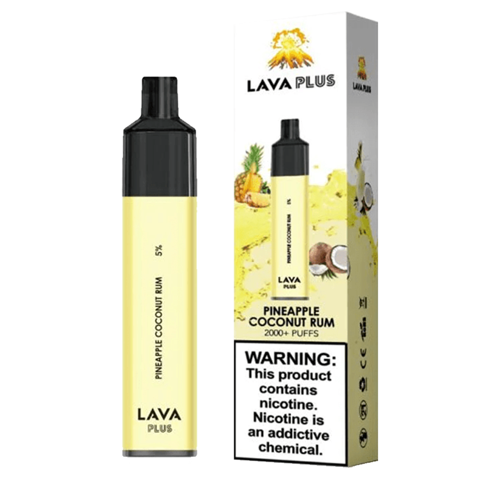 Lava Plus 2600 Puffs Disposable Vape Device (Pineapple Coconut Rum 5%)