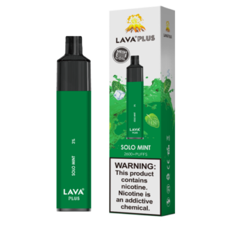 Lava Plus 2600 Puffs Disposable Vape Device (Solo Mint 3%)