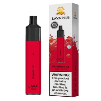 Lava Plus 2600 Puffs Disposable Vape Device (Strawberry Ice 5%)