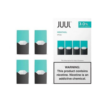Juul Pods -1 Pack of 4 Pods (USA) Classic Menthol 3%