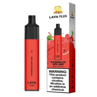 Lava Plus 2600 Puffs Disposable Vape Device (Watermelon Mint 5%)