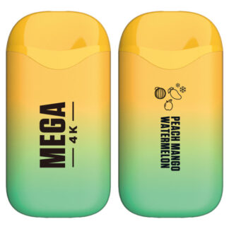 Mega 4K Disposable Pod Device 4000 Puffs (Peach Mango Watermelon)