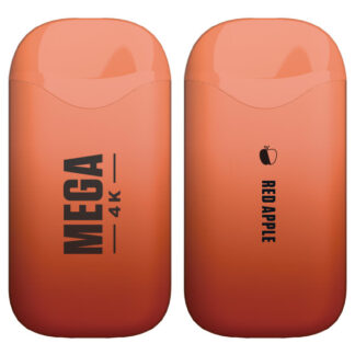 Mega 4K 4000 Puff Rechargeable (Red Apple)
