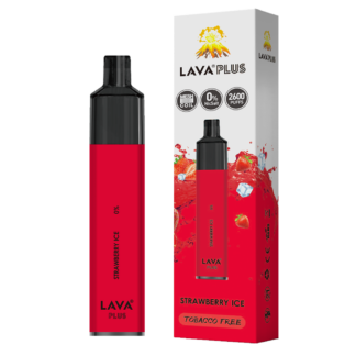 Lava Plus 2600 Puffs Disposable Vape Device (Strawberry Ice 0%)