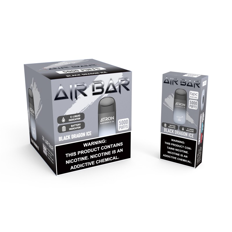 Air Bar Atron 5000 Puffs Disposable Vape (Black Dragon Ice)