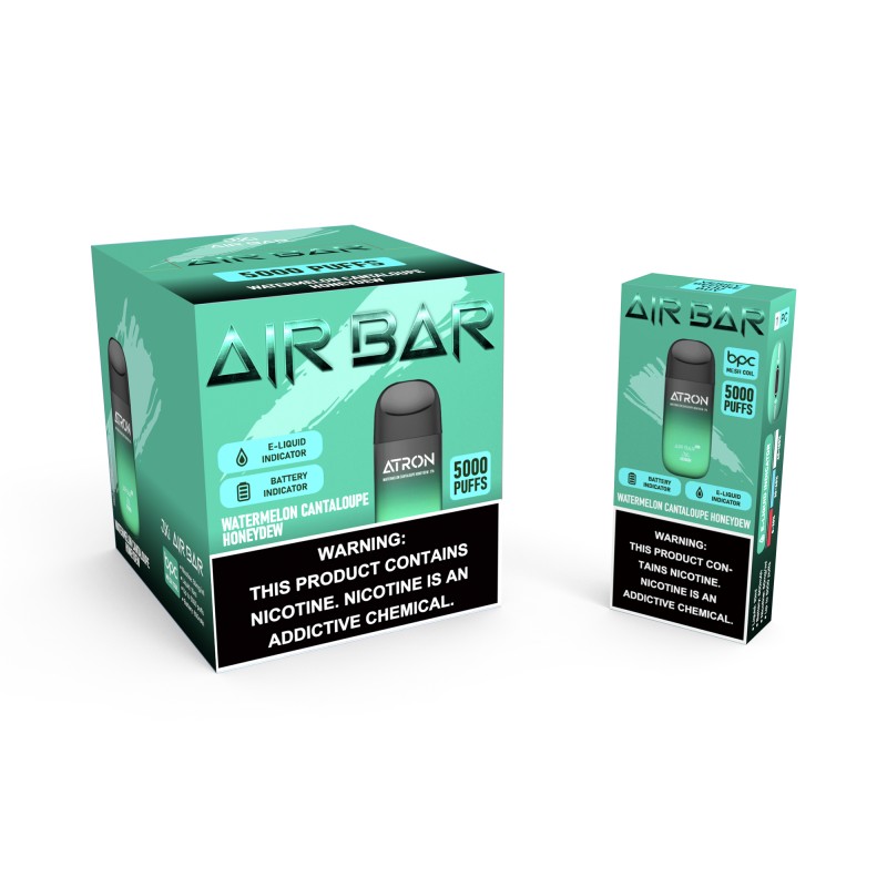 Air Bar Atron 5000 Puffs Disposable Vape (Watermelon Cantaloupe HoneyDew)